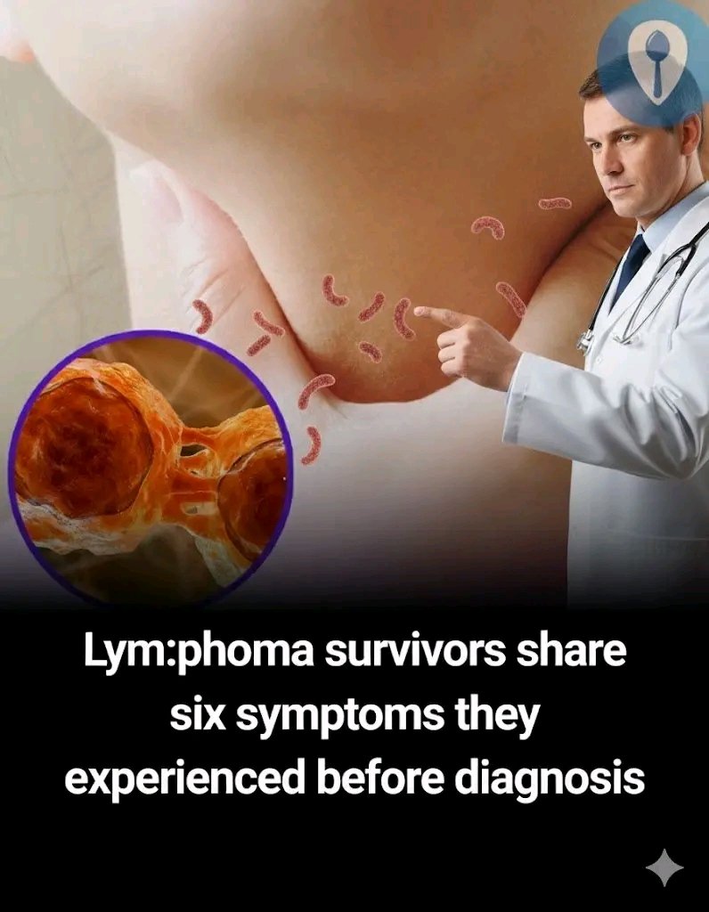 Lymphoma: The early signs that often go unnoticed 😨