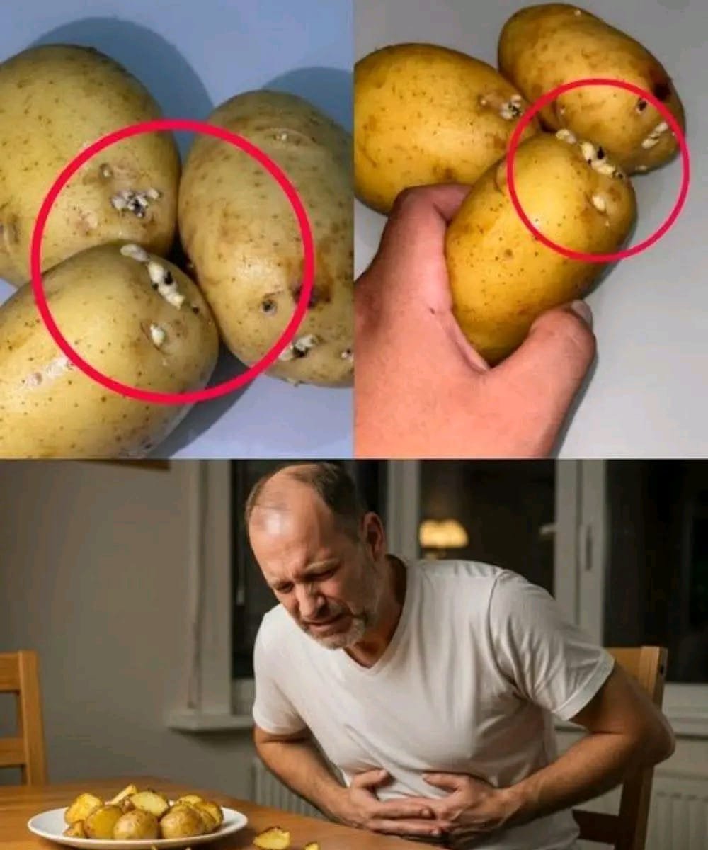 🥔😨 Potato sprouting: a hidden health risk… See more 👇🏼