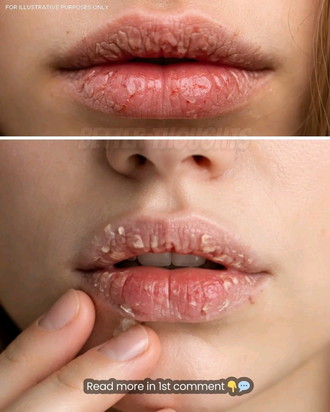 😮 If your lips are always cracked or dry, it usually means your body is telling you something