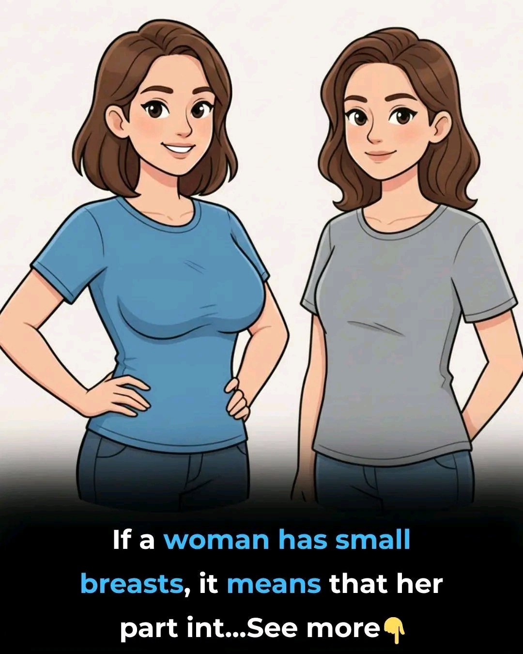 If a Woman Has Small Breasts, What Does It Really Mean? 👇