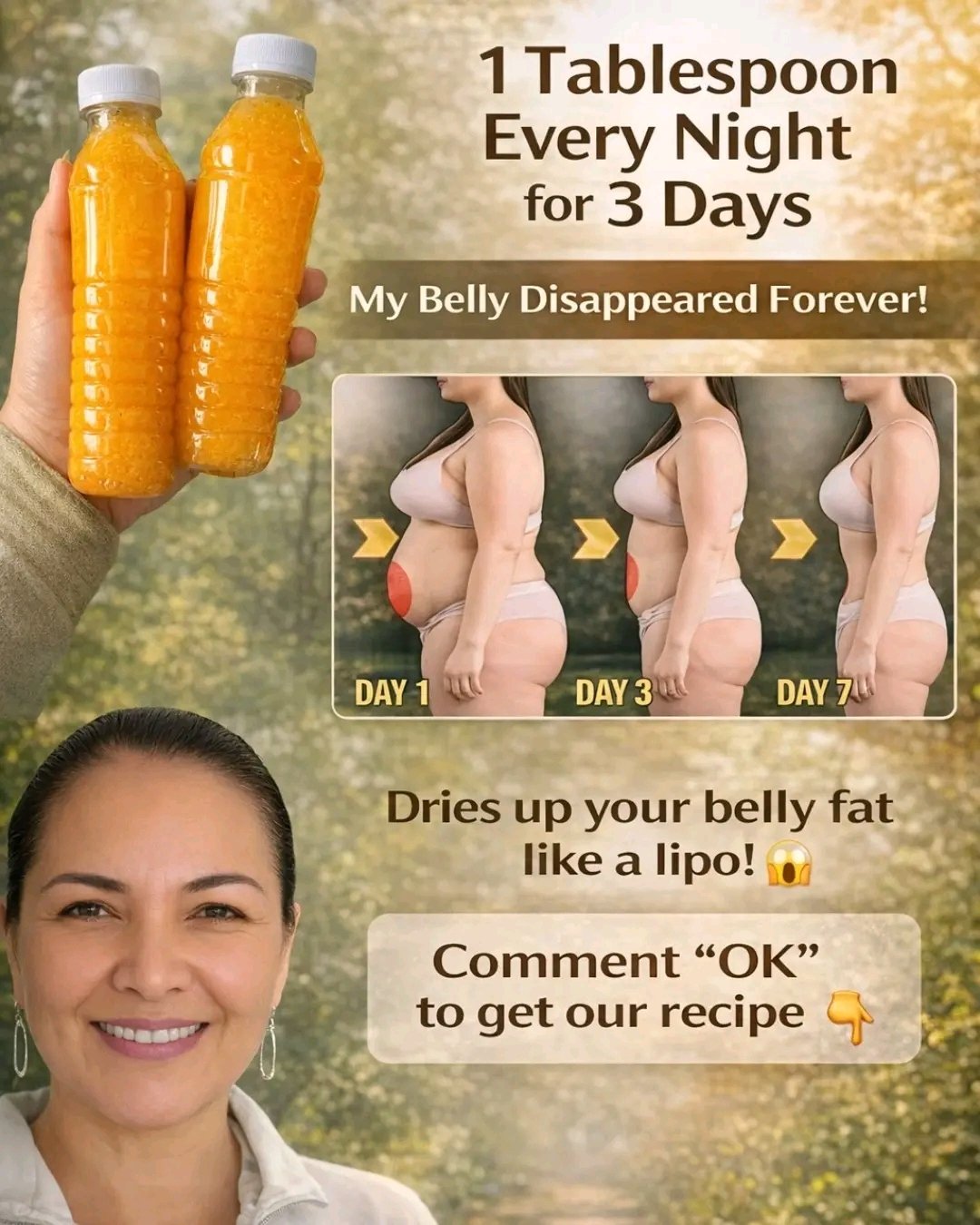 1 Spoon Every Night for 3 Days: The Simple Homemade Drink That Helped Flatten My Belly Naturally