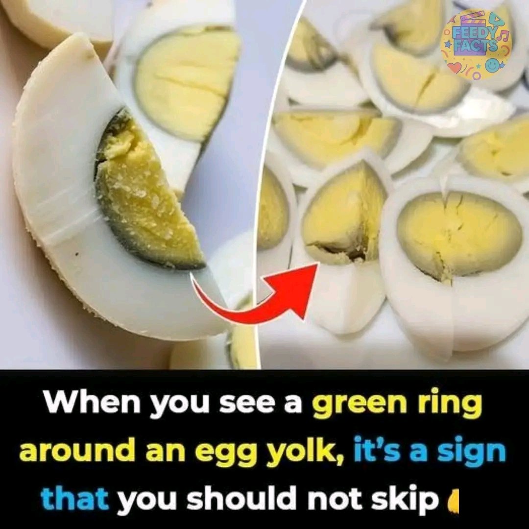 Seeing a Green Ring Around an Egg Yolk: What Does It Mean? 😱