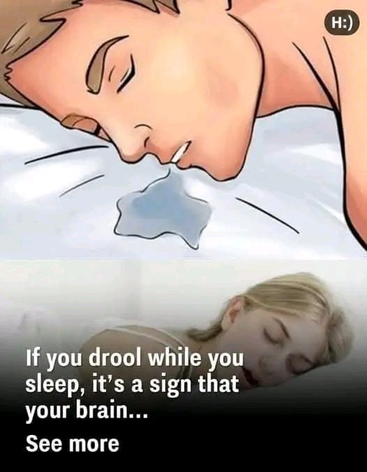 If You Drool While You Sleep, It’s a Sign That Your Brain…