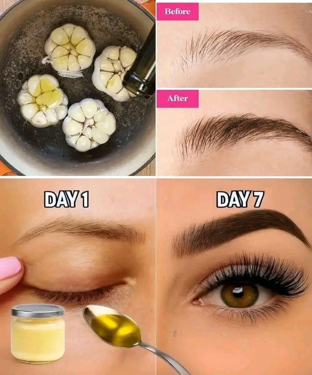 🌿 Say Goodbye to Sparse Eyebrows and Short Eyelashes with Just 2 Ingredients