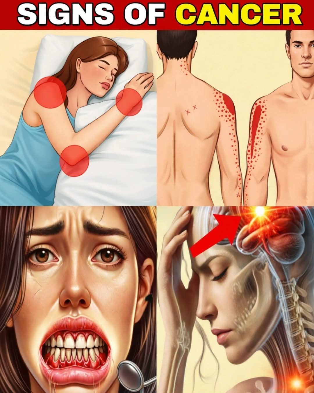 🚨 10 Common & Overlooked Signs of Cancer You Should Never Ignore