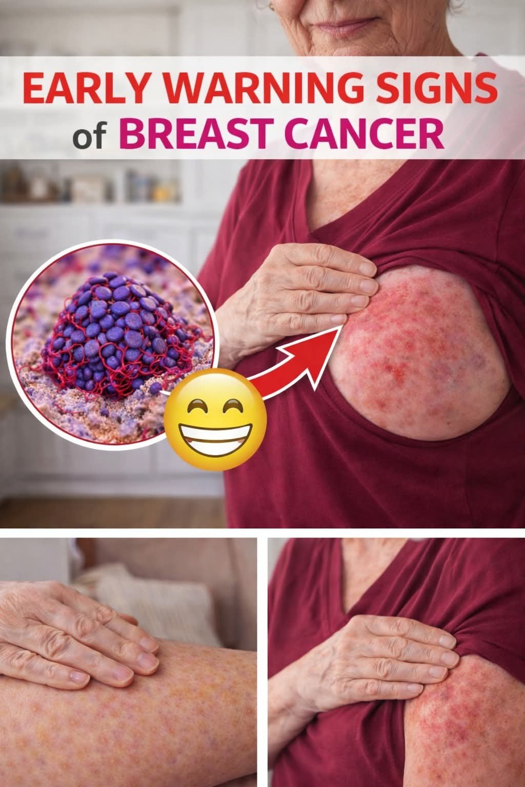 ⚠️ 10 Warning Signs of Breast Cancer You Should Never Ignore