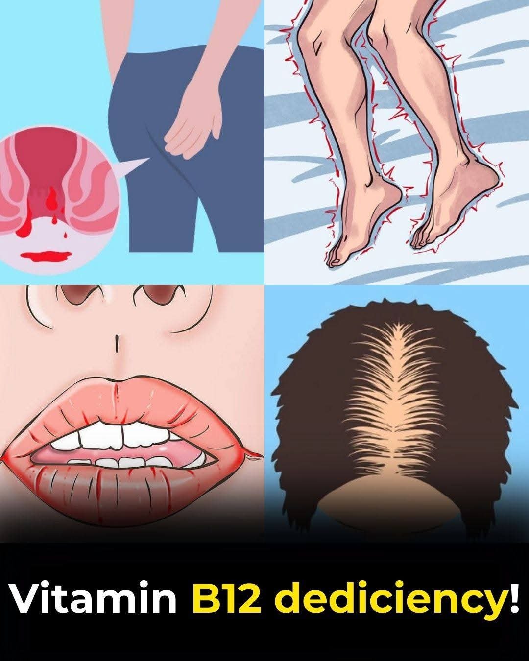 ⚠️ These Signs Could Be Linked to Vitamin B12 Deficiency