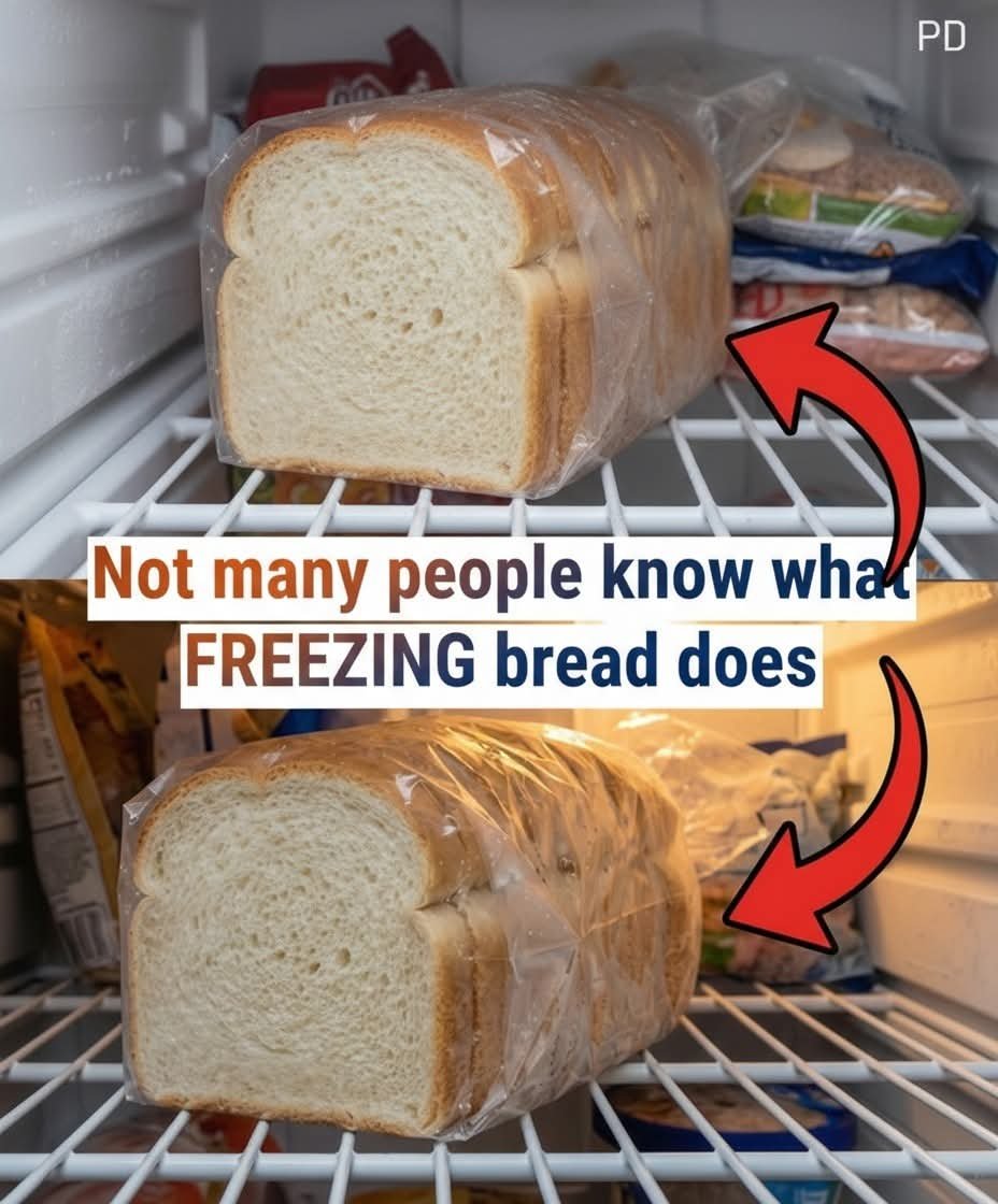 🍞 Here’s What Happens When Bread Goes Into the Freezer 👇👇
