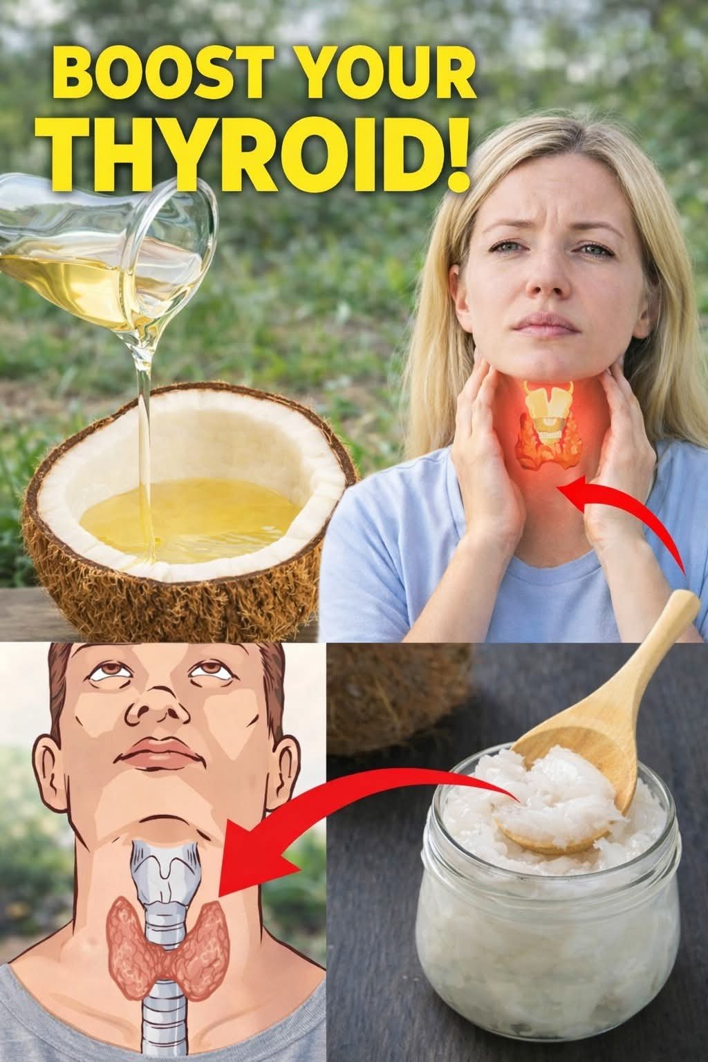🥥 6 Ways Coconut Oil Can Benefit Those With Thyroid Problems