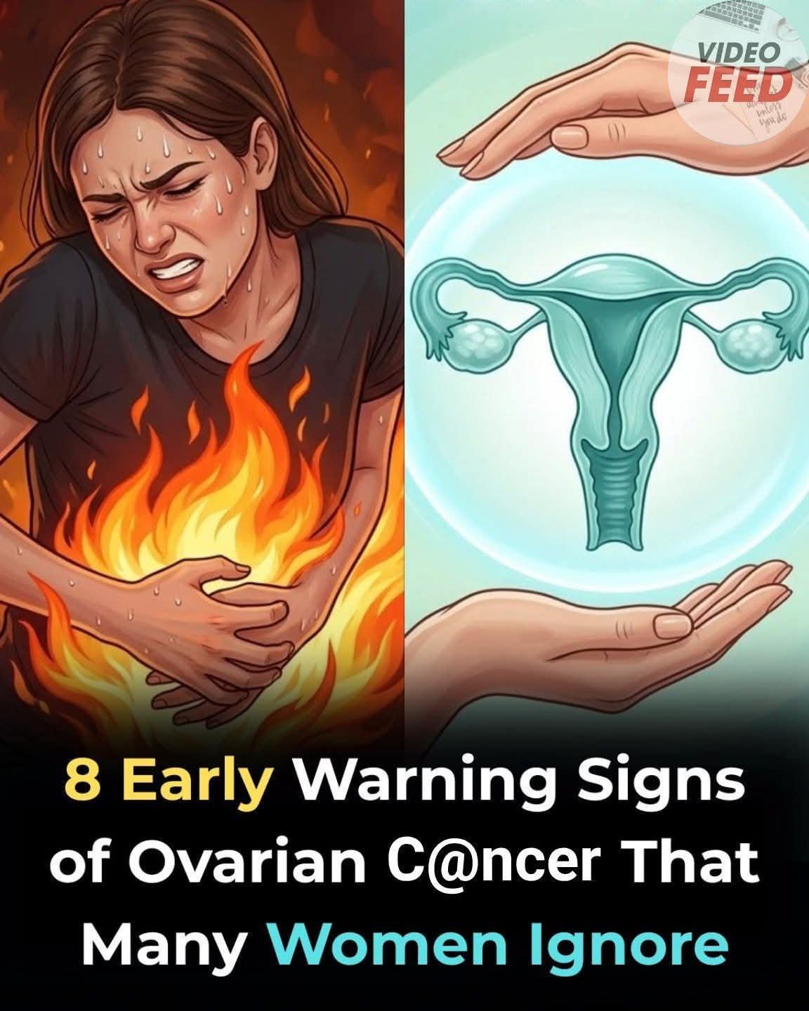 ⚠️ 8 Subtle Signs of Ovarian Cancer Women Should Not Ignore
