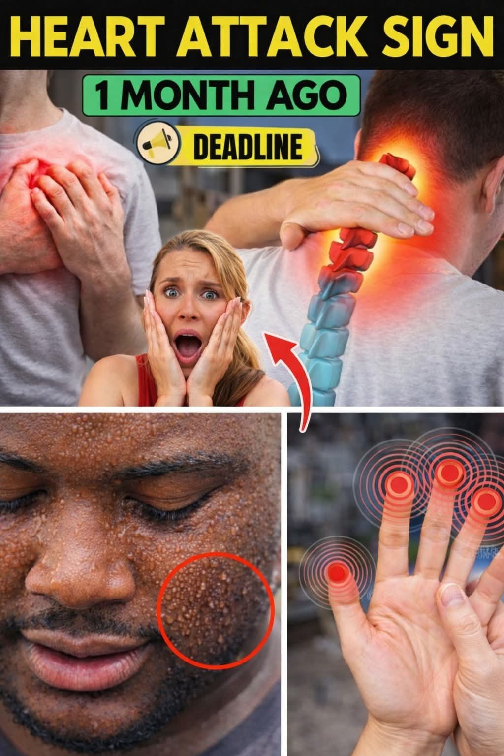 ⚠️ 7 Symptoms of a Heart Attack 1 Month Before (Don’t Ignore These Signs)