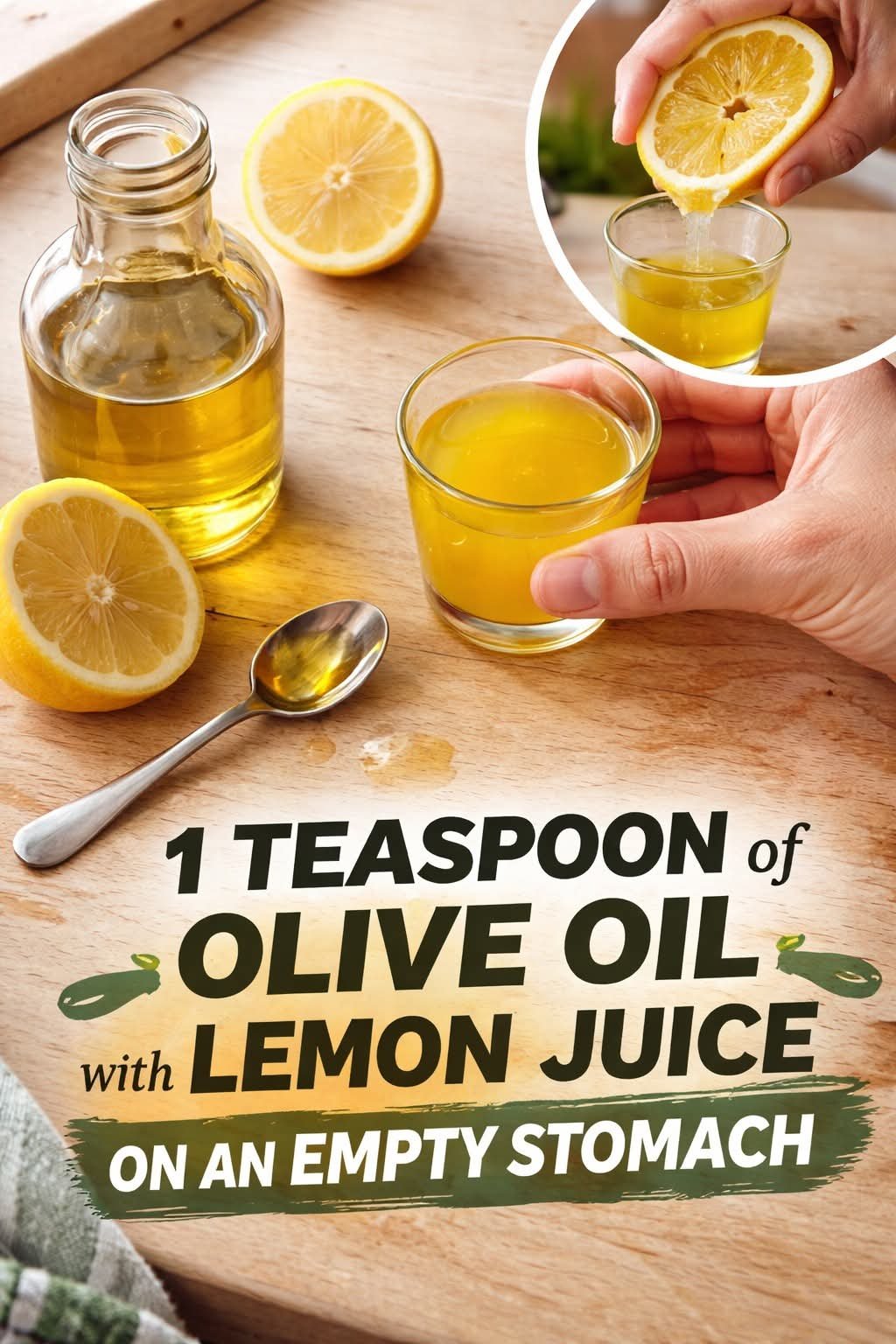 🫒🍋 The Truth About Taking Olive Oil with Lemon on an Empty Stomach